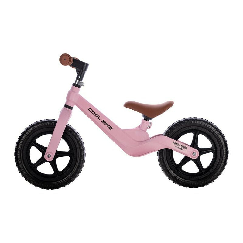 Bicicleta fara pedale, Free2Move, Cool Bike, Cu ghidon si sa reglabile, Roti din EVA, Pana in 30 Kg, Roti 12 inch, 24 luni+, Pink