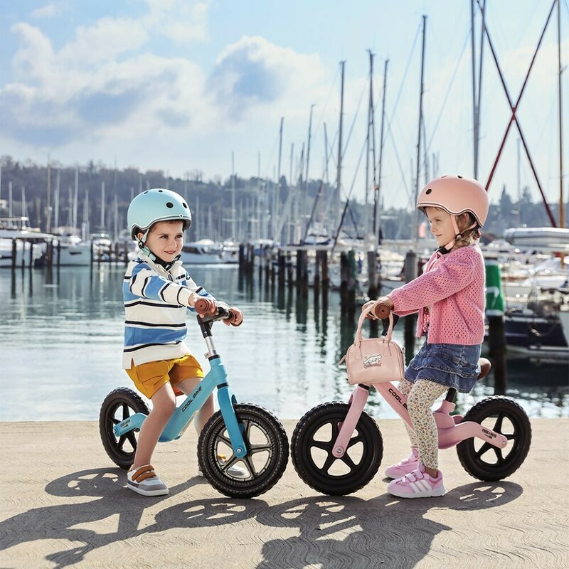 Bicicleta fara pedale, Free2Move, Cool Bike, Cu ghidon si sa reglabile, Roti din EVA, Pana in 30 Kg, Roti 12 inch, 24 luni+, Verde