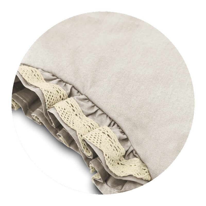 Cosulet bebelus, MimiNu, Premium, Pentru dormit, Baby Nest 55 x 75 cm, Cu Volanase si dantela, Husa 100% bumbac, Din bumbac certificat Oeko Tex Standard 100, Grey