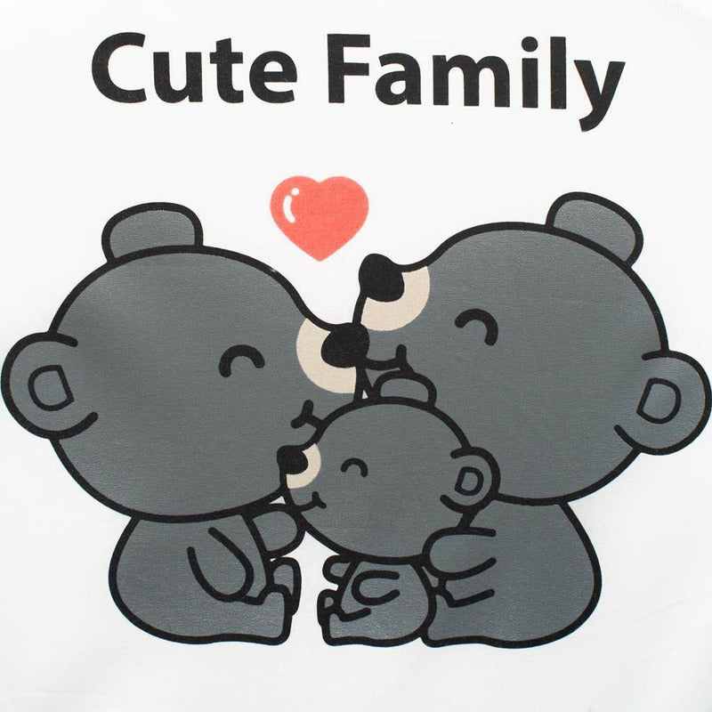 Fotoliu din burete, New Baby, Cute Family, Pentru copii, Din tesatura minky, 9 luni - 5 ani, Cu Husa detasabila, Gray