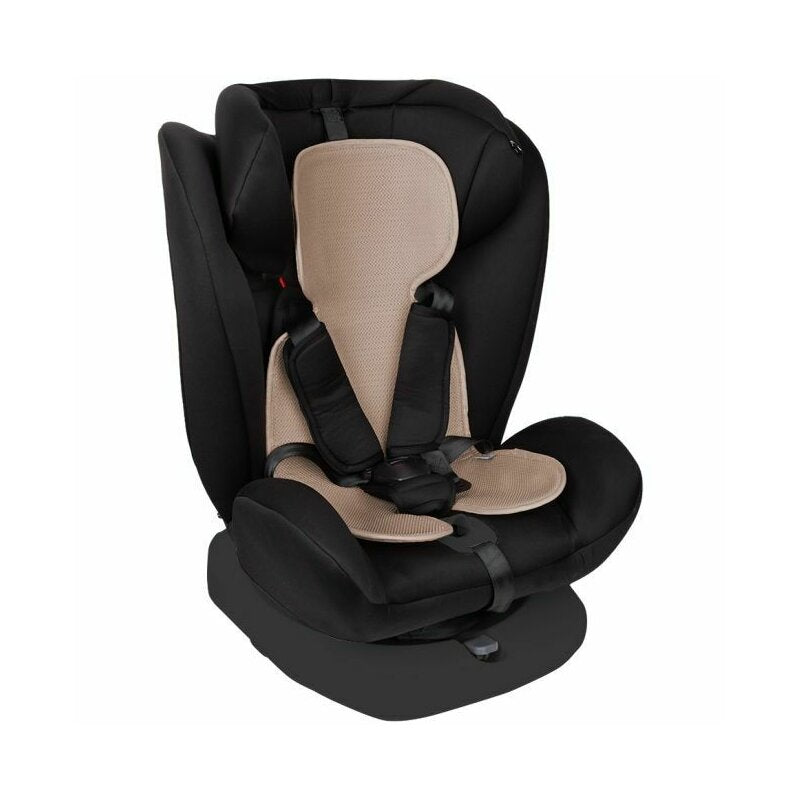 Insert antitranspiratie pentru scaun auto, FreeON, Din plasa respirabila 3D, Universal, Beige
