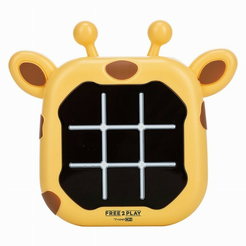 Joc electronic 2 in 1, Free2Play, X si 0, Design girafa, 3 ani +