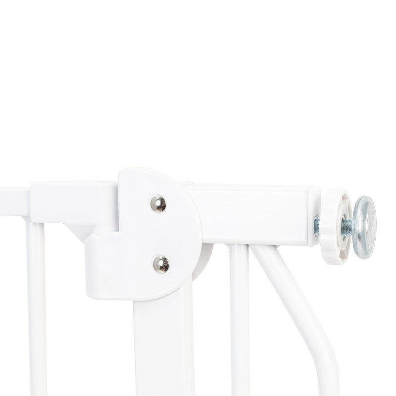 Poarta de siguranta, Lionelo, Truus Slim, Prin presiune, 105 cm, Conform cu standardul europeane de securitate EN1930, Alb
