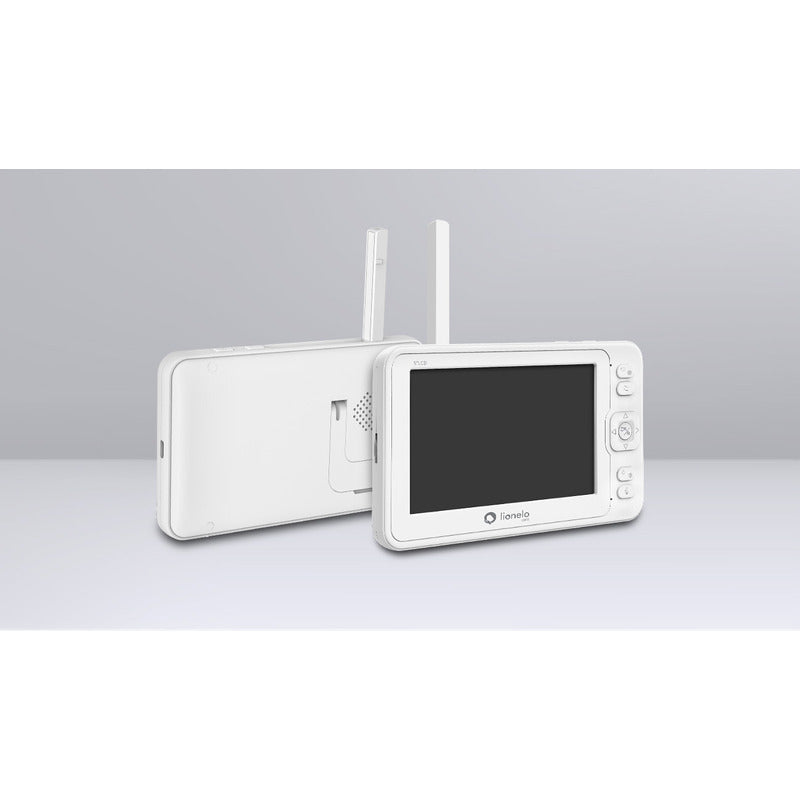 Video monitor, Lionelo, Babyline 6.2, Conexiune Wi-Fi, Pana la 8h de functionare, Comunicare bidirectionala, Senzor de temperatura, Alb