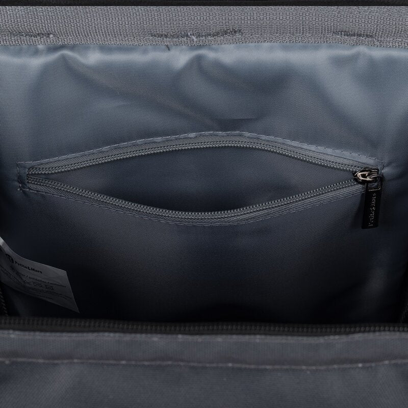 Rucsac pentru mamici, Petite&Mars, Jack, Cu 11 compartimente, Cu buzunare termice, Saltea de infasat inclusa, 30 x 42 x 15 cm, Ultimate Grey