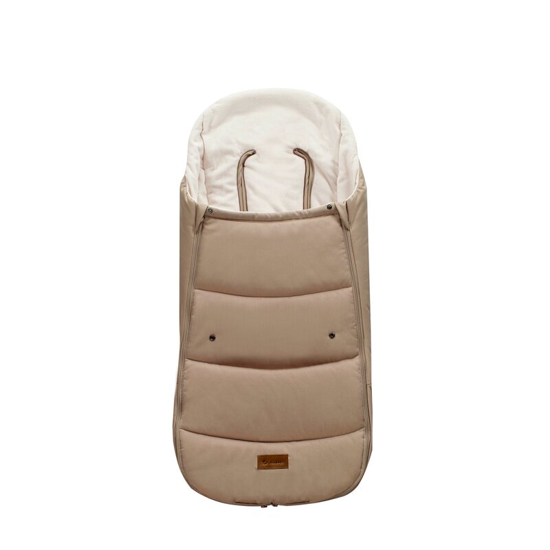 Sac de iarna, Jane, Dart, Pentru carucior, Universal, 13 x 45 x 93 cm, Material exterior hidrofug, Desert