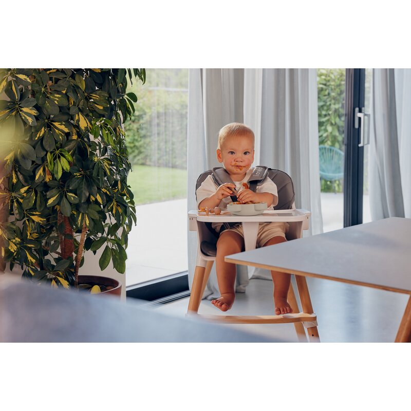 Aparat de gatit, Lionelo, BabyMenu, 5 in 1, Cu gatire la abur, dezghetare, amestecare, incalzire, sterilizare, Cu recipient din tritan, Alb