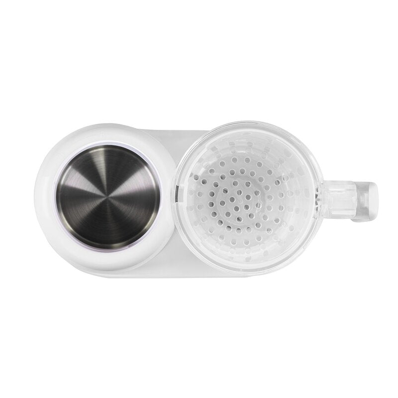 Aparat de gatit, Lionelo, BabyMenu, 5 in 1, Cu gatire la abur, dezghetare, amestecare, incalzire, sterilizare, Cu recipient din tritan, Alb