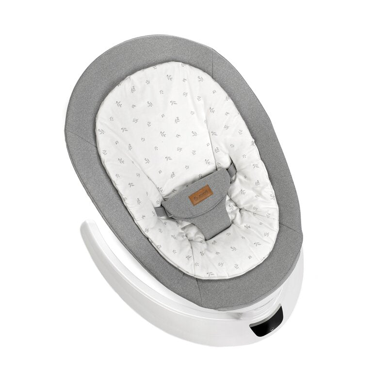 Balansoar electric, Jane, Moon, Cu 5 trepte de viteza, Timer, 12 melodii si 5 sunete ale naturii, Conform cu standardul european EN 12790:2023, Mist