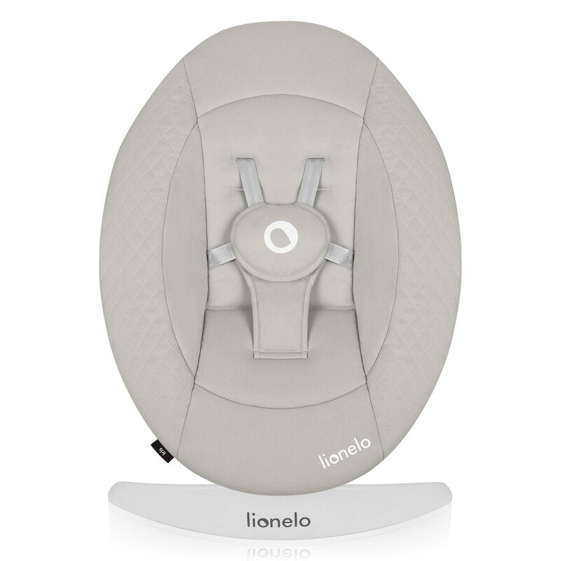 Balansoar, Lionelo, Iris, 2 in 1, Rotire 360 grade, Electric, Cu 3 moduri de leganare, Cu 5 trepte de viteza, Cu 3 pozitii de inclinare, 12 melodii, Silentios, Pana la 9 kg, Bej