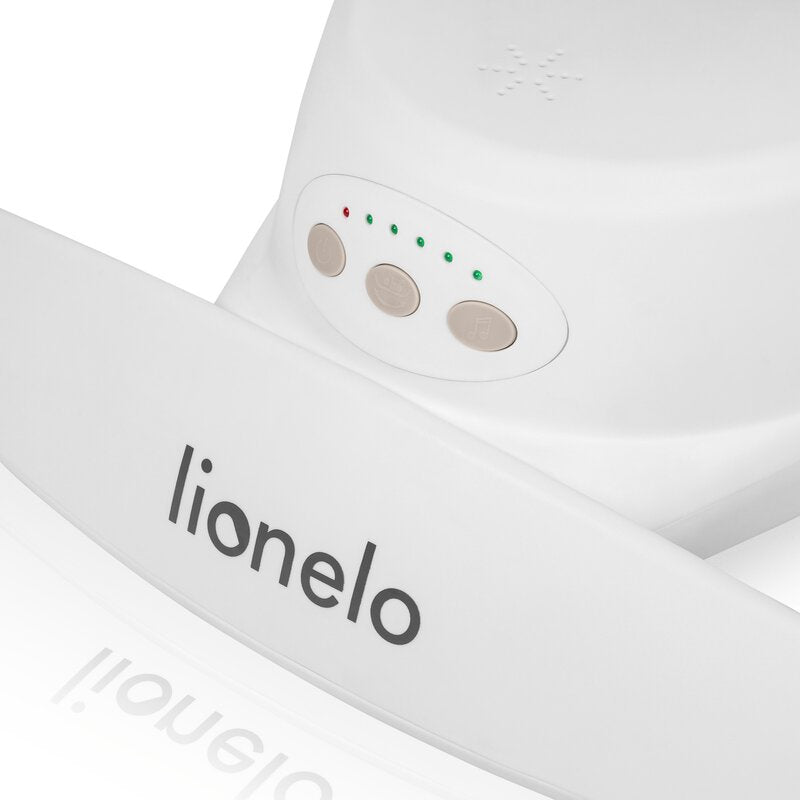 Balansoar, Lionelo, Iris, 2 in 1, Rotire 360 grade, Electric, Cu 3 moduri de leganare, Cu 5 trepte de viteza, Cu 3 pozitii de inclinare, 12 melodii, Silentios, Pana la 9 kg, Bej