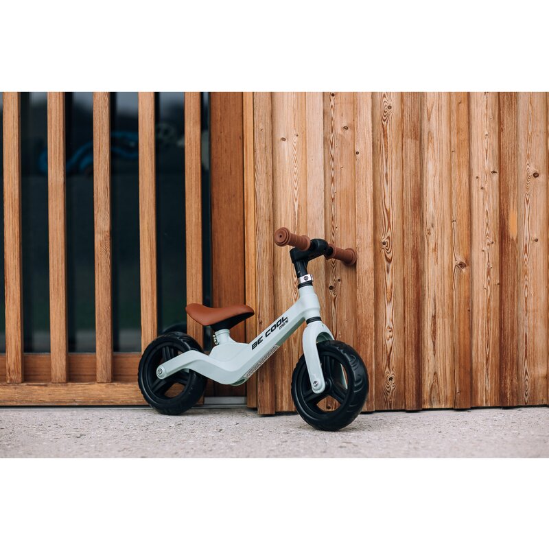 Bicicleta fara pedale, FreeON, Be Cool Mini, Cu ghidon si sa reglabile, Roti din EVA, Pana in 30 Kg, Roti 8 inch, 12 luni+, Alb