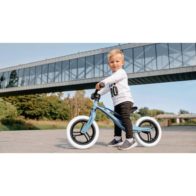 Bicicleta fara pedale, Lionelo, Bart, Usoara, Cu cadru din magneziu, Cu ghidon si sa reglabile, Greutate 3 Kg, 12 inch, Conform cu standardul european de securitate EN71, Purple Amethyst