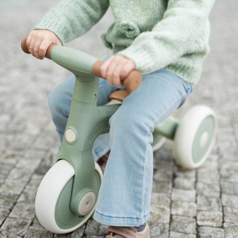 Bicicleta/tricicleta, Petite&Mars, 3 in 1, Multifunctionala, Cu/fara pedale, Ghidon directionabil, Sa reglabila pe inaltime, 2.3 kg, Pana la 25 kg, 12-36 luni, Verde