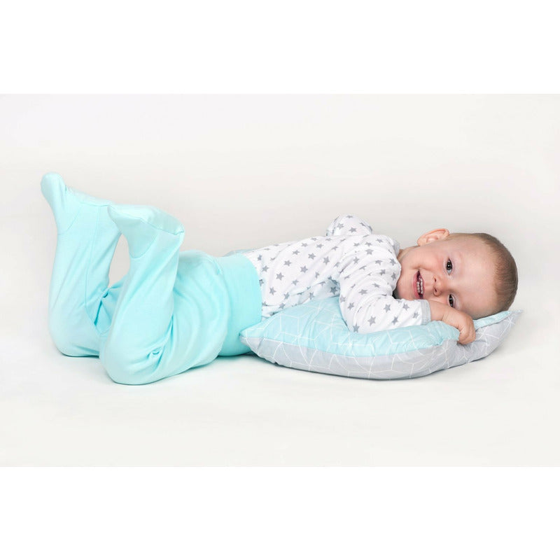 Bluza cu maneca lunga, New Baby, Cu capse, Marime 56, Din bumbac 100%, Classic II Grey with stars