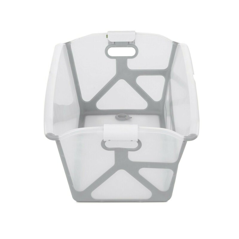 Cadita de baie cu pliere ultra-compacta, Jane, Oasis, Cu doua manere, 68 x 42 x 26 cm, Conform cu standardul european de siguranta EN 17072:2018, Pale