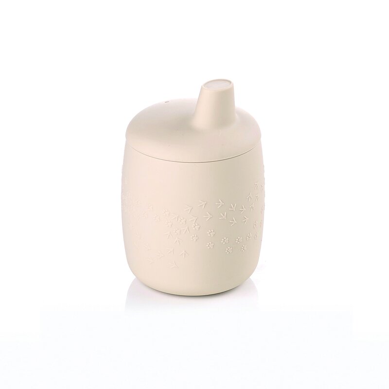 Canuta din silicon, Jane, Fara maner, BPA free, 6 luni+, Sand