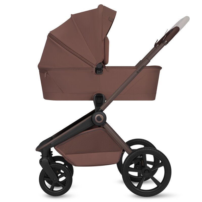 Carucior 2 in 1, Lionelo, Freya, Landou si salteluta ventilate, Pliabil, Reglare spatar-3 pozitii, Suport de picioare-4 pozitii, Maner reglabil-3 pozitii, Adaptori inclusi compatibili cu Cybex, Maxi-Cosi, Kiddy, Avionaut, Sustine 22 kg, 0luni+, Maro