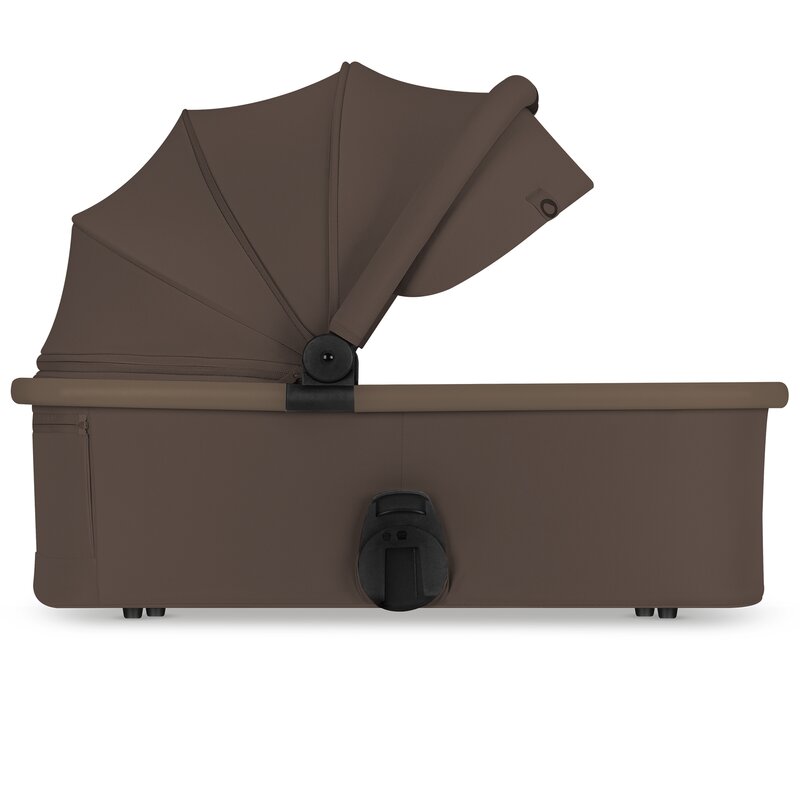 Carucior 2 in 1, Lionelo, Layla, Pana la 22 kg, Cadru aluminiu, Cu landou intarit si salteluta din spuma AirDots, Reversibil, Cu ventilatie 3D, Cu accesorii, EN1888-1-2, EN1466, Maro