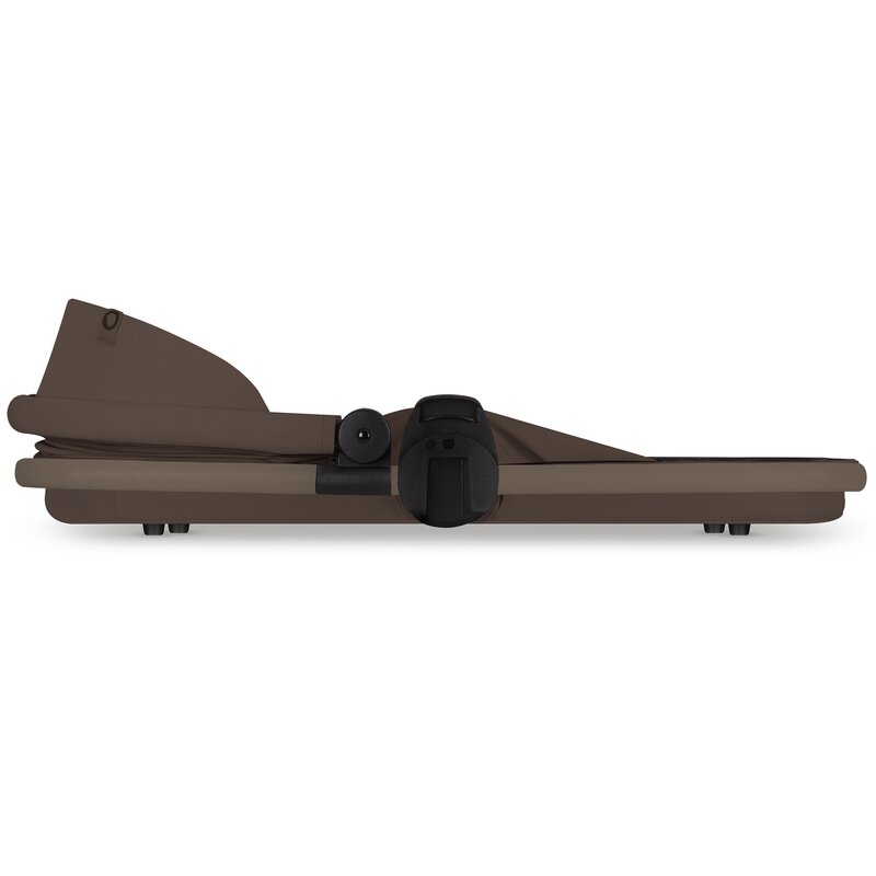Carucior 2 in 1, Lionelo, Layla, Pana la 22 kg, Cadru aluminiu, Cu landou intarit si salteluta din spuma AirDots, Reversibil, Cu ventilatie 3D, Cu accesorii, EN1888-1-2, EN1466, Maro