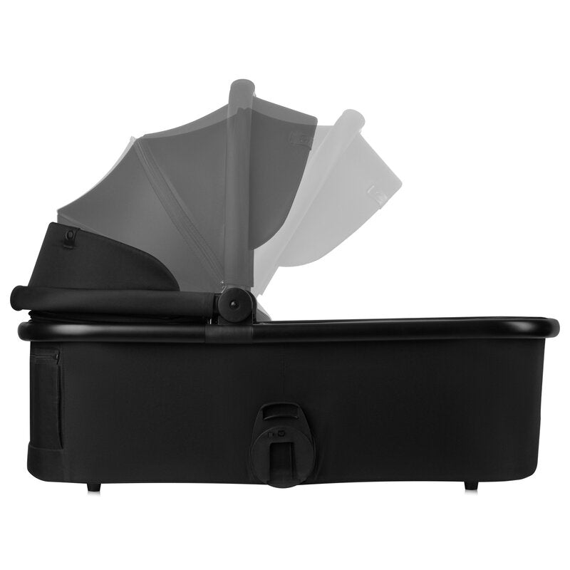 Carucior 2 in 1, Lionelo, Layla, Pana la 22 kg, Cadru aluminiu, Cu landou intarit si salteluta din spuma AirDots, Reversibil, Cu ventilatie 3D, Cu accesorii, EN1888-1, EN1888-2, EN1466, Negru