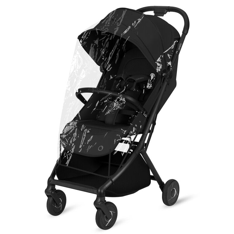 Carucior 2 in 1, Lionelo, Sia Flex, 7.6 kg, Include landou pliabil pe cadru, Ultracompact, Pliere rapida cu o mana, Copertina UPF50+, Cu accesorii incluse, 0-48 luni, Sustine 22 kg, Negru
