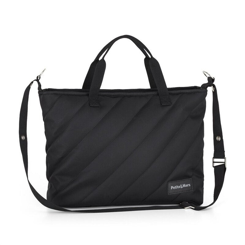 Carucior 2 in 1, Petite&Mars, Scout, Cu landou pliabil, Reversibil, Spatar si suport de picioare reglabile in 3 pozitii, Maner ajustabil, Cu accesorii, Pana la 22 kg, 0 luni+, Bej