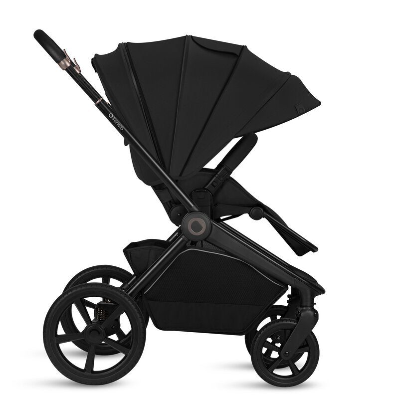 Carucior 3 in 1, Lionelo, Freya, Cu scoica ADAC, Landou si salteluta ventilate, Pliabil, Reglare spatar in 3 pozitii, Suport de picioare in 4 pozitii, Maner reglabil in 3 pozitii, Sustine 22 kg, Cu accesorii, 0 luni+, Negru