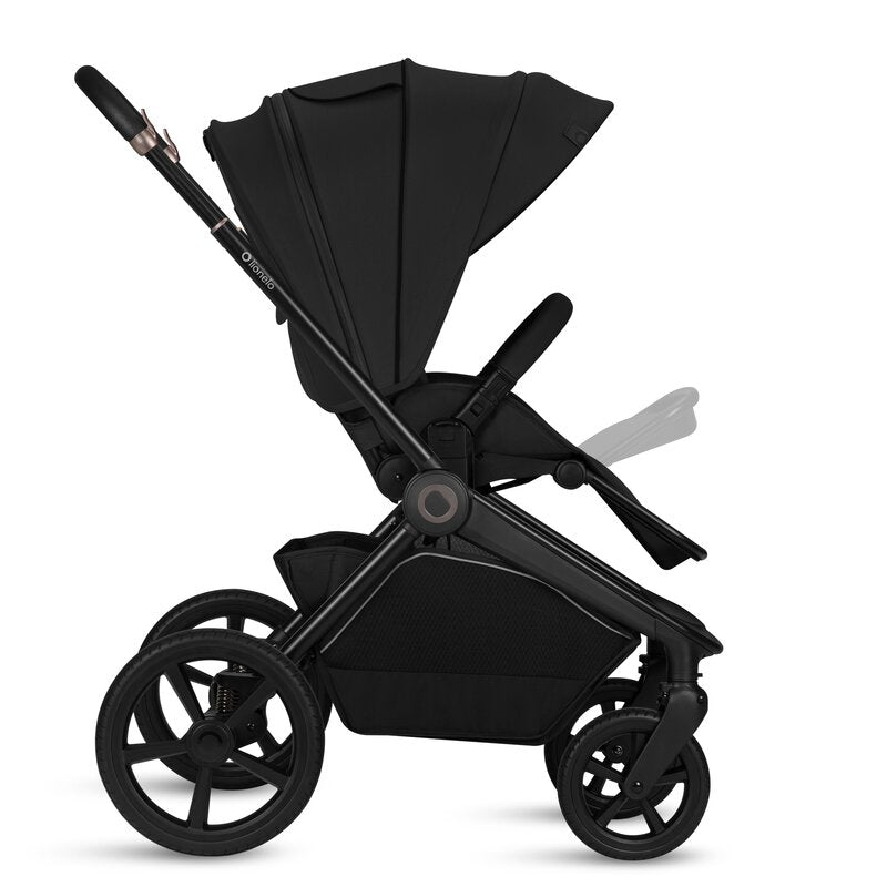 Carucior 3 in 1, Lionelo, Freya, Cu scoica ADAC, Landou si salteluta ventilate, Pliabil, Reglare spatar in 3 pozitii, Suport de picioare in 4 pozitii, Maner reglabil in 3 pozitii, Sustine 22 kg, Cu accesorii, 0 luni+, Negru