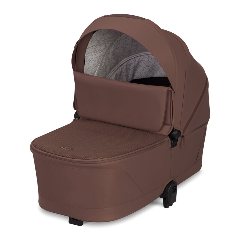 Carucior 3 in 1, Lionelo, Freya, Cu scoica ADAC, Landou si salteluta ventilate, Pliabil, Reglare spatar in 3 pozitii, Suport de picioare in 4 pozitii, Maner reglabil in 3 pozitii, Sustine 22 kg, Cu accesorii, 0 luni+, Maro