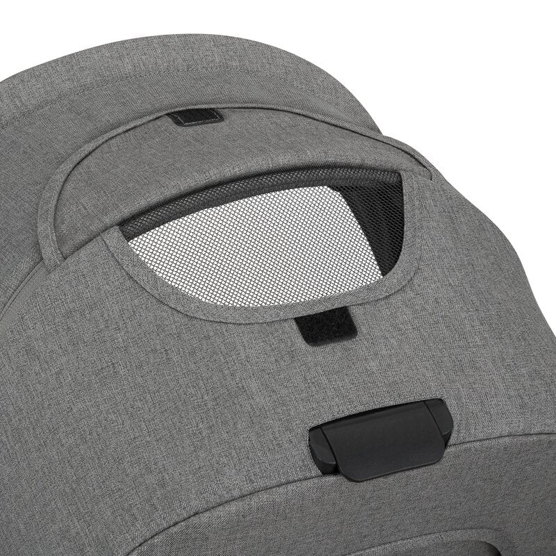 Carucior 3 in 1, Lionelo, Meril, Cu landou de dimensiune XL, Reversibil, Cu scoica auto testata ADAC, Cu accesorii, Pana la 22 kg, Conform cu EN1888-1 EN1888-2, EN1466, Gri