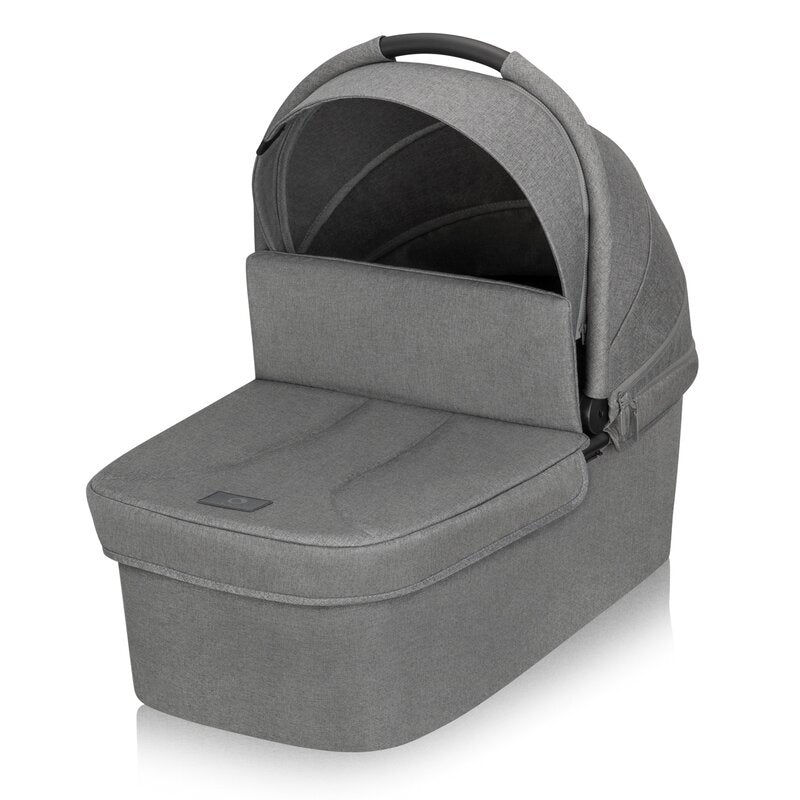Carucior 3 in 1, Lionelo, Meril, Cu landou de dimensiune XL, Reversibil, Cu scoica auto testata ADAC, Cu accesorii, Pana la 22 kg, Conform cu EN1888-1 EN1888-2, EN1466, Gri