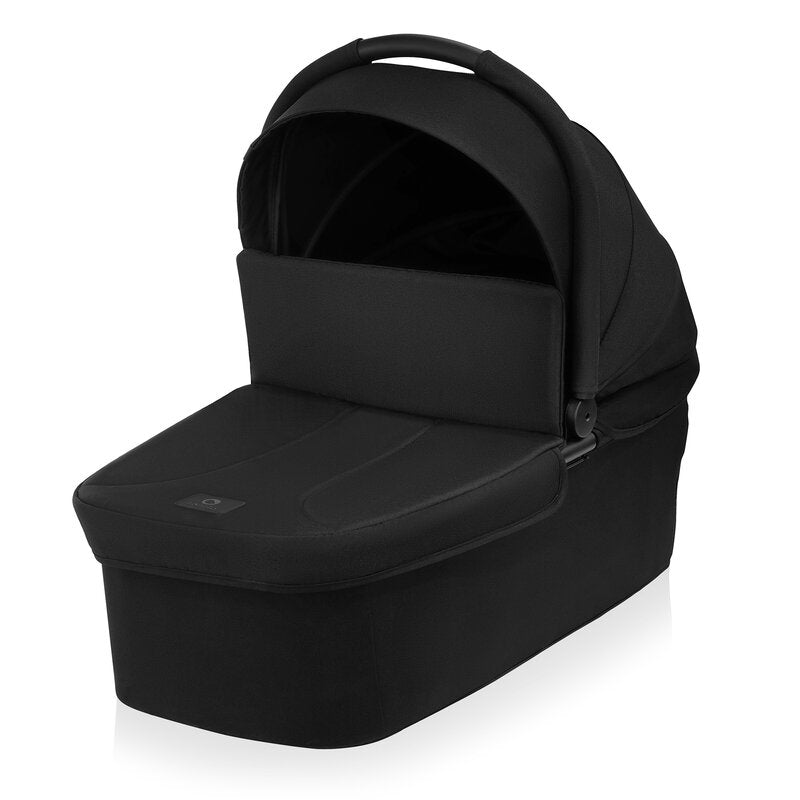 Carucior 3 in 1, Lionelo, Meril, Cu landou de dimensiune XL, Reversibil, Cu scoica auto testata ADAC, Cu accesorii, Pana la 22 kg, Conform cu EN1888-1 EN1888-2, EN1466, Negru