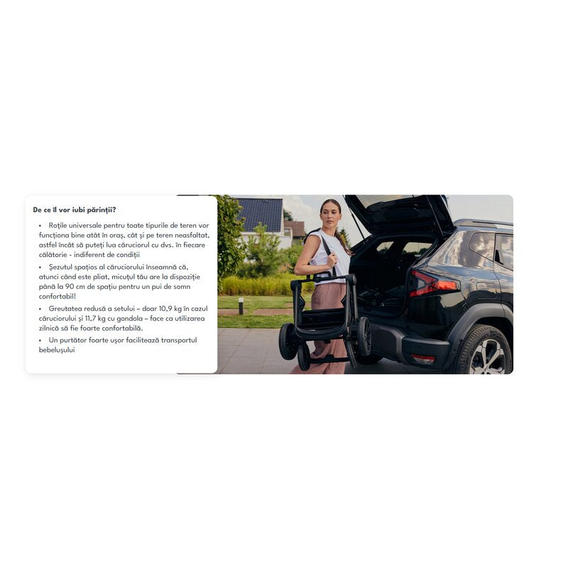 Carucior 3 in 1, Lionelo, Mika Plus, Cadru din aluminiu, Cu landou intarit si salteluta moale, Cu scoica auto testata ADAC, Reversibil, Cu sistem de ventilatie 3D, Cu accesorii, Pana la 22 kg, EN1888-1 EN1888-2 EN1466 ECE R129, Maro