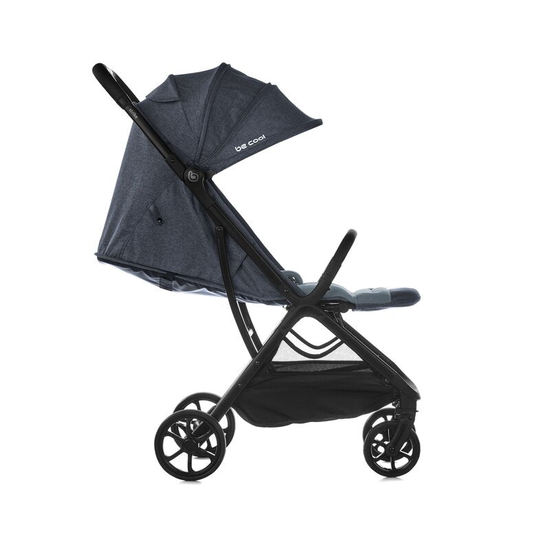 Carucior sport, Be Cool, Strike, Cu pliere automata, Roti cu suspensii, De la nastere pana la 22 Kg, 6.88 Kg, Be Azure