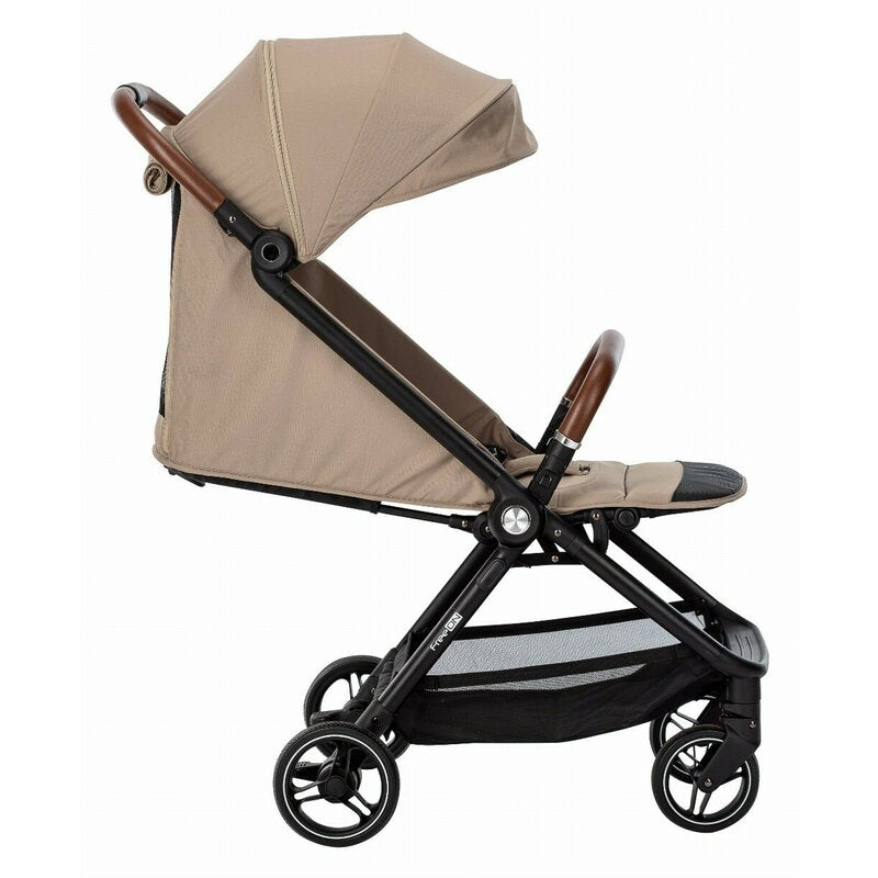 Carucior sport, FreeON, Bold, Pliabil automat, Roti cu suspensii, De la nastere pana la 22 kg, Cu spatar reglabil in 3 pozitii, Black