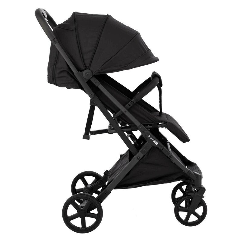 Carucior sport, FreeON, Tao, Pana la 22 Kg, 6.9 Kg, Cu maner pentru transport, Conform cu standardul european EN, Black