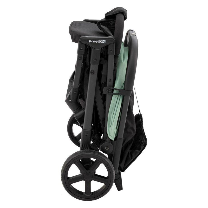 Carucior sport, FreeON, Tao, Pana la 22 Kg, 6.9 Kg, Cu maner pentru transport, Conform cu standardul european EN, Green