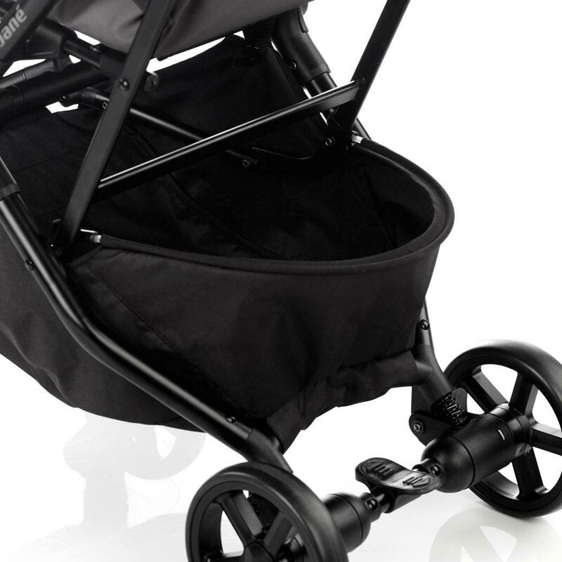Carucior sport, Jane, Wing, Sistem compact de pliere, Cadru din aluminium, Usor, 6 Kg, De la nastere pana la 22 Kg, Cu geanta transport si husa de ploaie, Conform cu standardul european EN 1888-1:2018+A1:2022, Botanic