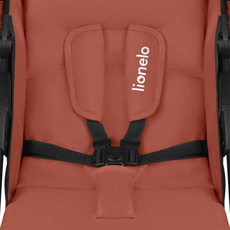 Carucior sport, Lionelo, Emma Plus, Cu tavita, 2 Suporturi pentru pahar, Geanta accesorii, Conform cu standardul european de securitate EN1888-1, Roz