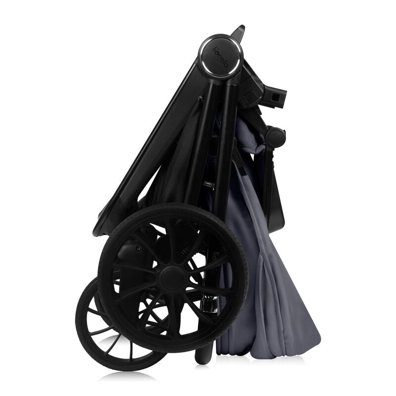 Carucior sport, Lionelo, Mika Plus, Cadru din aluminiu, Copertina XXL, Spatar reglabil in 3 pozitii, Cu accesorii, Pana la 22 kg, 6-48 luni; EN1888-1, EN1888-2 EN1466, Gri