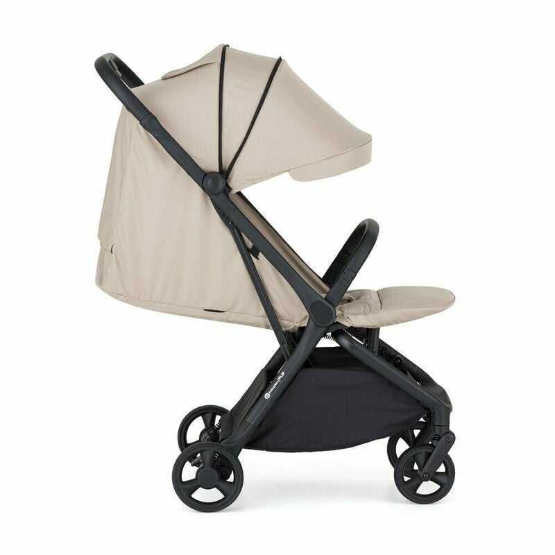 Carucior sport, Petite&Mars, Flip, Pliere compacta cu o mana, Spatar reglabil pana la pozitie de somn, Suport picioare reglabil, Copertina extensibila cu protectie UPF50+, Pana la 22 kg, 0 luni+, Bej