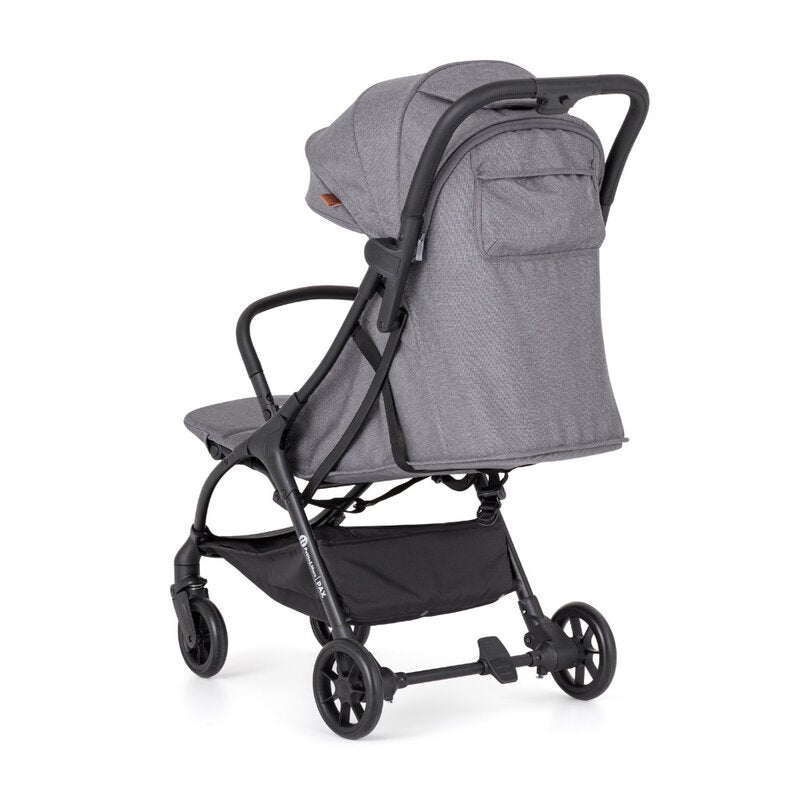 Carucior sport, Petite&Mars, Pax Ultimate, Compact - 7 kg, Spatar ajustabil, Suport picioare reglabil, Pliere tip carte, 6-36 luni, Pana la 22 kg, Gri