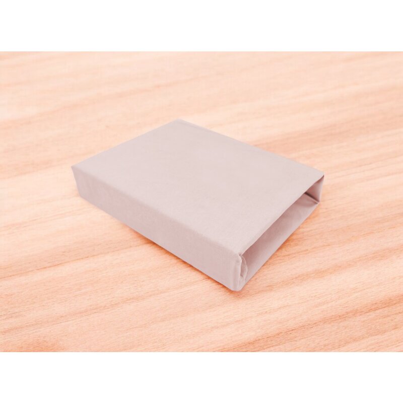 Cearceaf cu elastic, MimiNu, Jerse, Pentru patut 120X60 cm, Material certificat Oeko Tex Standard 100, Powder Pink
