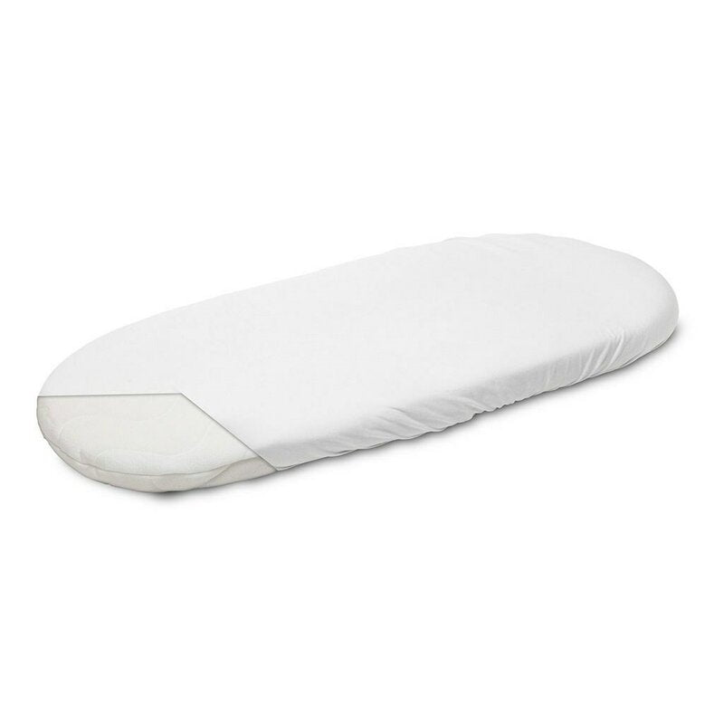 Cearceaf cu elastic, New Baby, Pentru landou, Din Bumbac, 35 x 75 cm, 0 luni+, Grey