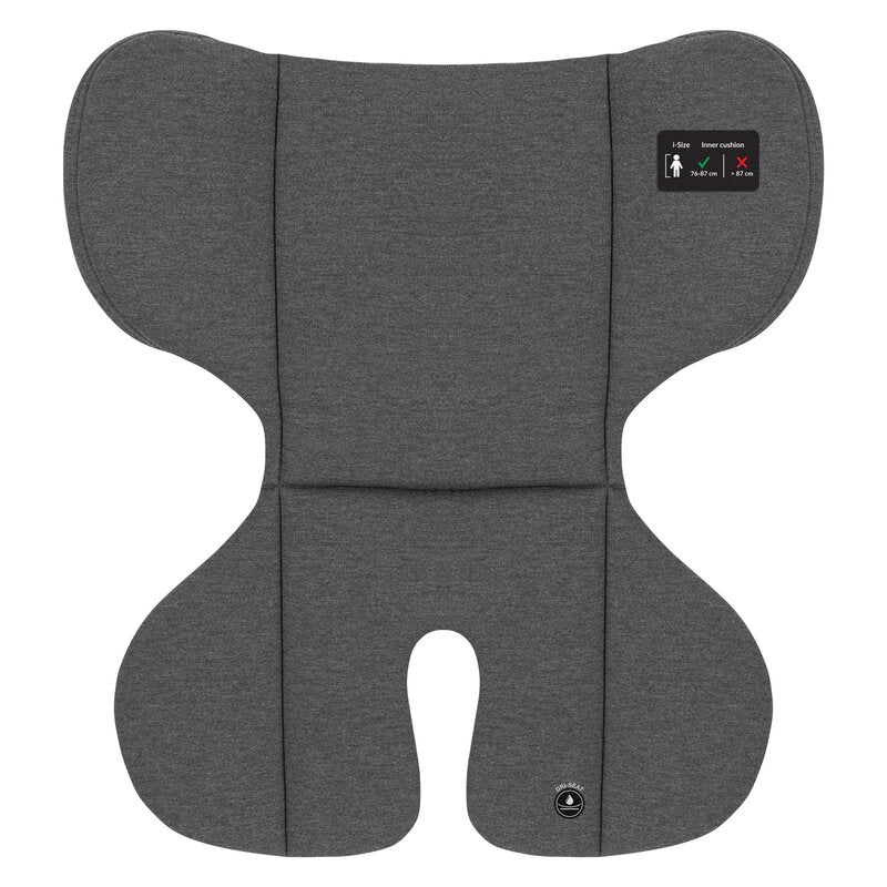 Scaun auto, Lionelo, Harper i-Size, Isofix, Cu centura TopTether, Cu spatar inclinabil in 5 pozitii, Cu tetiera reglabila in 13 pozitii, Cu tehnologie Dri Seat, Instalare cu fata inainte, 9-36 kg, 76-150 cm, Conform cu ECE R129, Gri