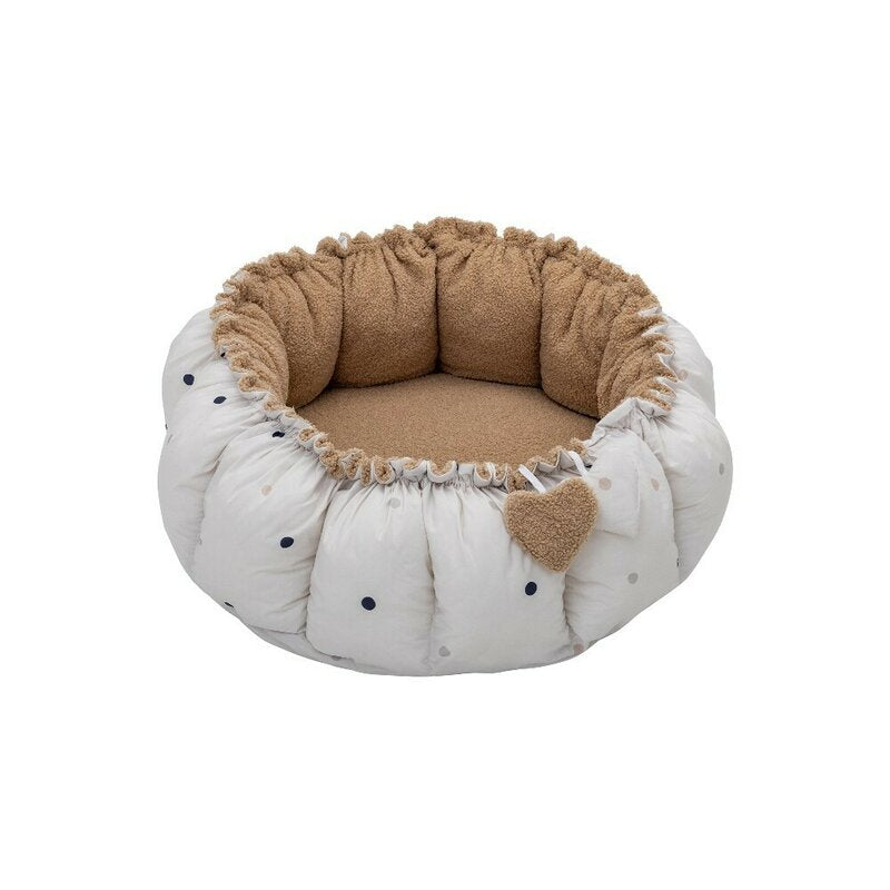 Cosulet rotund, Bubaba, Dots Beige