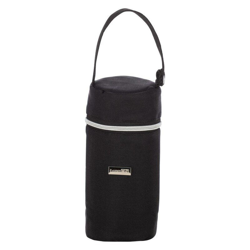 Geanta biberon, FreeON, Single Style, Pentru 1 biberon, Mentine continutul atat cald, cat si rece, Black