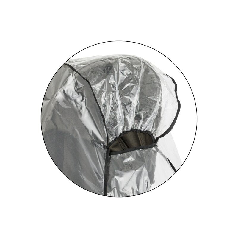 Husa de ploaie pentru carucior sport, Petite&Mars, 80x68x38 cm, Transparent