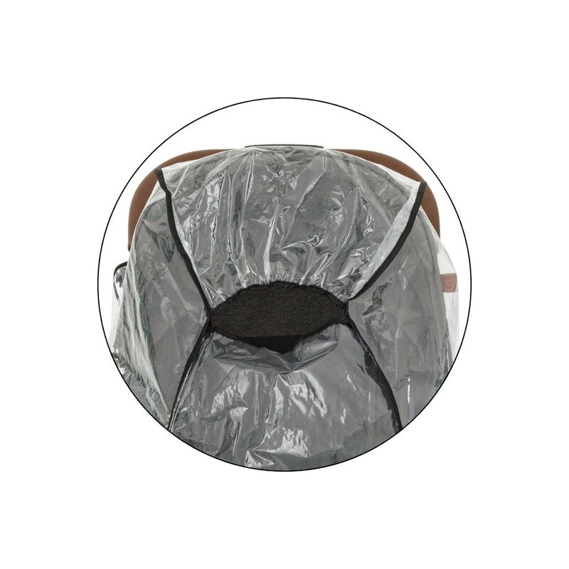 Husa de ploaie pentru carucior sport, Petite&Mars, 80x68x38 cm, Transparent